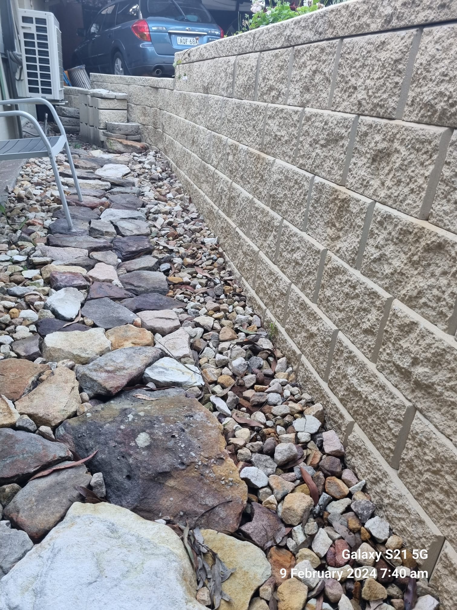 Hard landscaping project Sydney
