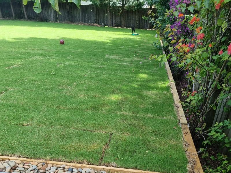 Turf laying project Sydney